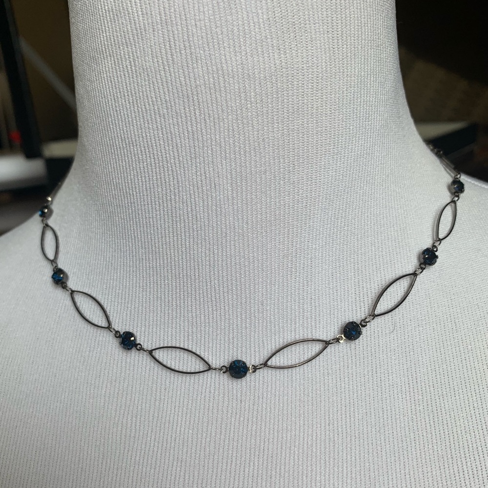 Blue Gemstone Necklace